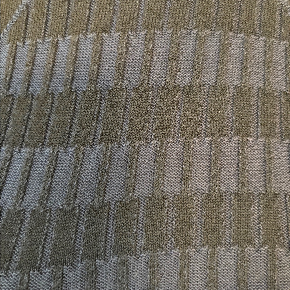 Karen Millen Blue Stripe 3/4 Sleeve Sweater Size 2 - Picture 9 of 10